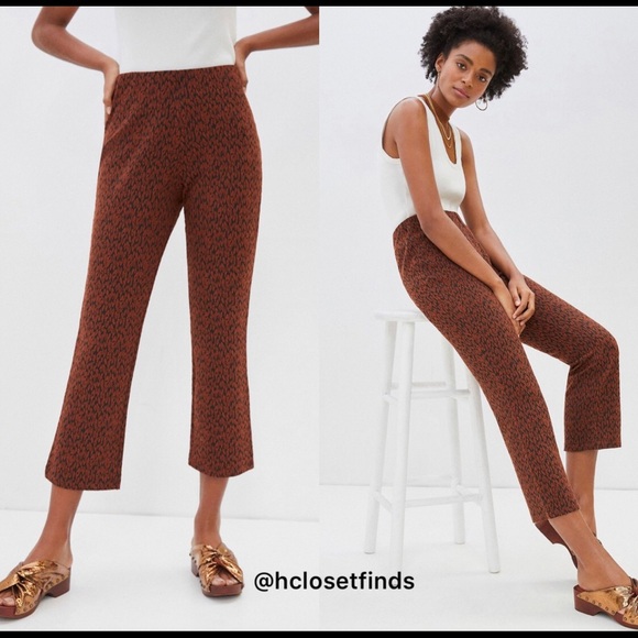 NWT Anthropologie Mikayla Cropped Flare Pants - Picture 1 of 7
